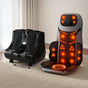 Livemor Massage Cushion Heating Massage Seats With Calf Foot Massager MASSAGE-LF03-BARON-BK