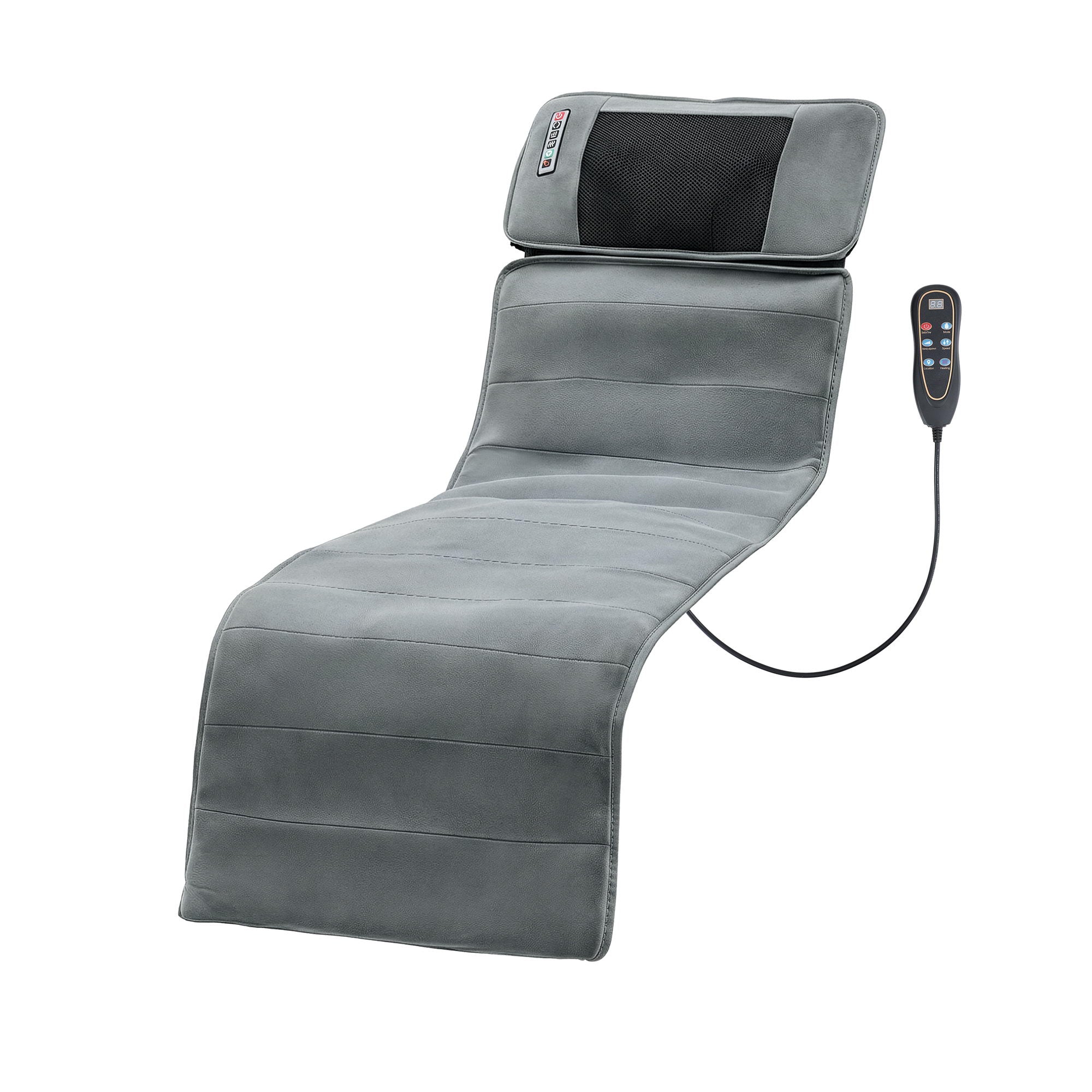 Livemor Massage Mat 10-nodes Vibration Heating Massage Cushion MASSAGE-MAT-01-FB-GY