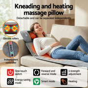 Livemor Massage Mat 10-nodes Vibration Heating Massage Cushion MASSAGE-MAT-01-FB-GY