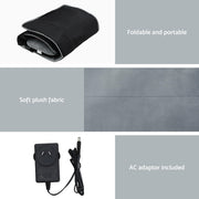 Livemor Massage Mat 10-nodes Vibration Heating Massage Cushion MASSAGE-MAT-01-FB-GY