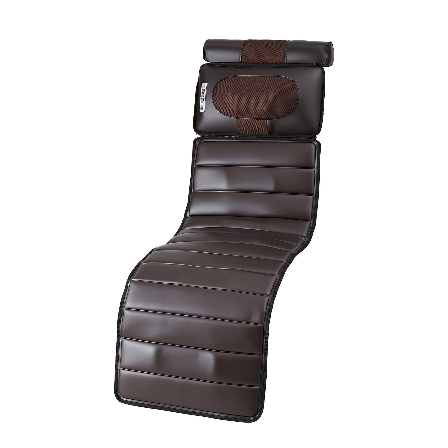 Livemor Massage Mat Kneading Neck Foot Massager Heated Vibration Airbag Mattress MASSAGE-MAT-02-PU-BR