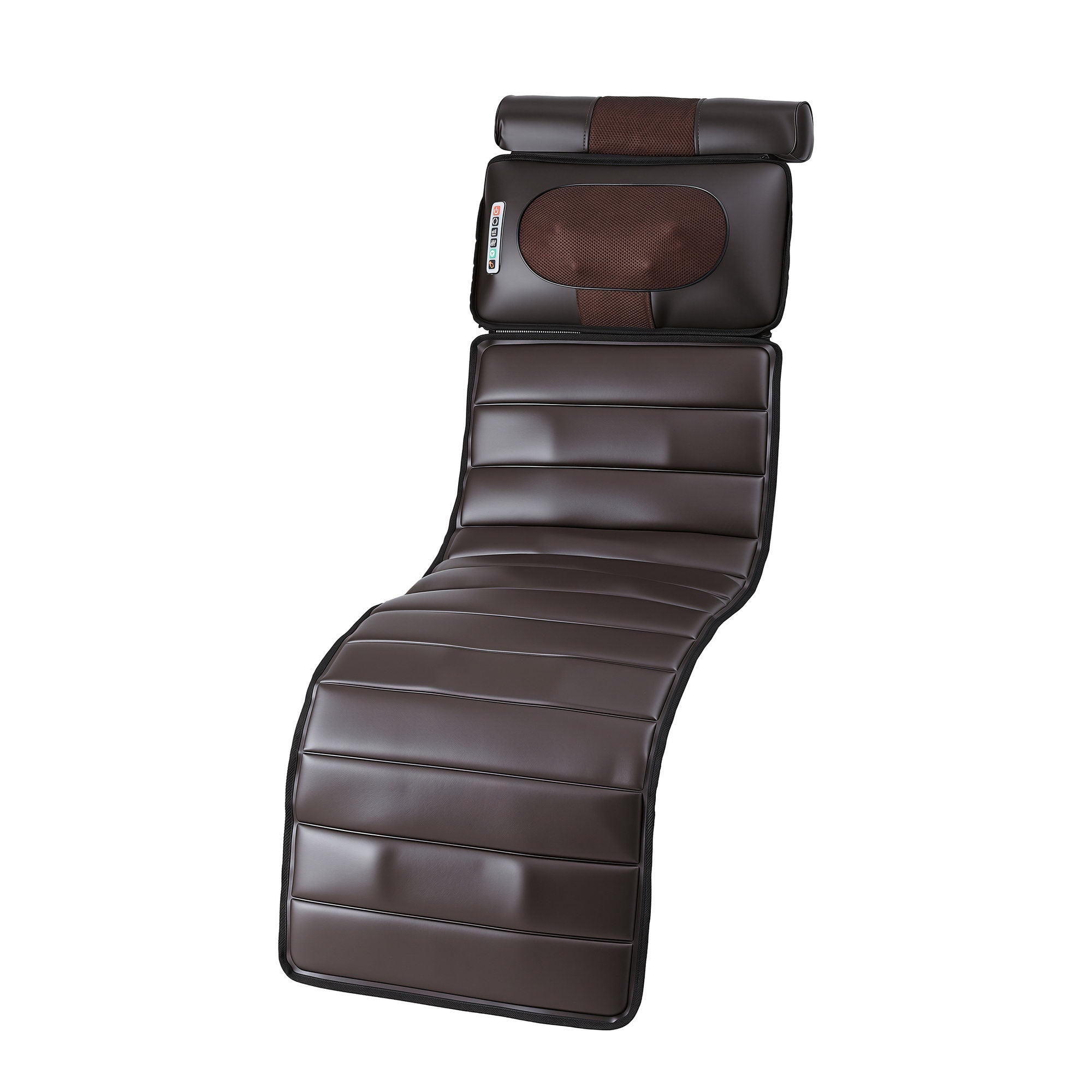 Livemor Massage Mat Kneading Neck Foot Massager Heated Vibration Airbag Mattress MASSAGE-MAT-02-PU-BR