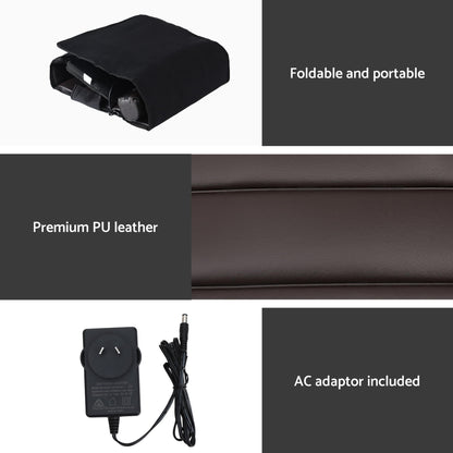 Livemor Massage Mat Kneading Neck Foot Massager Heated Vibration Airbag Mattress MASSAGE-MAT-02-PU-BR