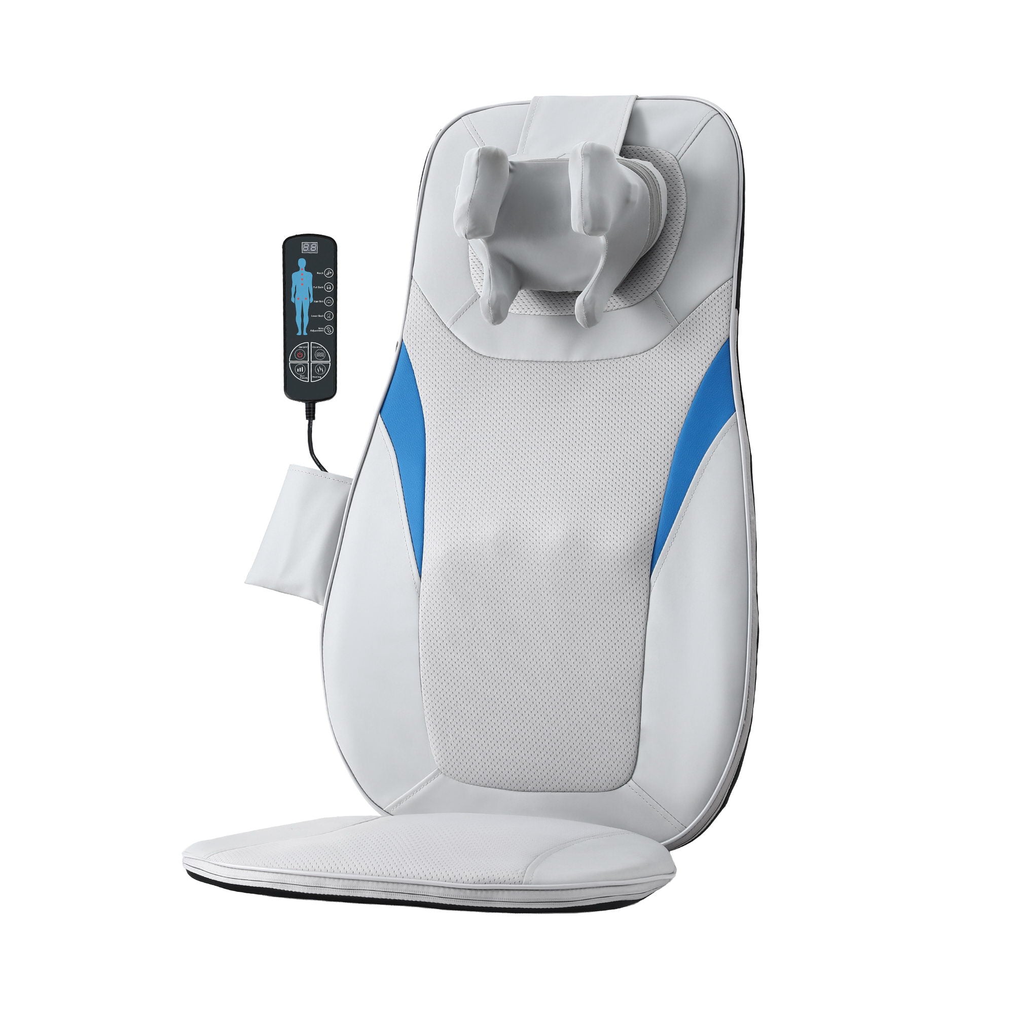 Livemor Full Back Massage Cushion 3D Kneading Heating Massage Seats MASSAGE-SEAT-BIRO-GY