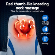 Livemor Full Back Massage Cushion 3D Kneading Heating Massage Seats MASSAGE-SEAT-BIRO-GY