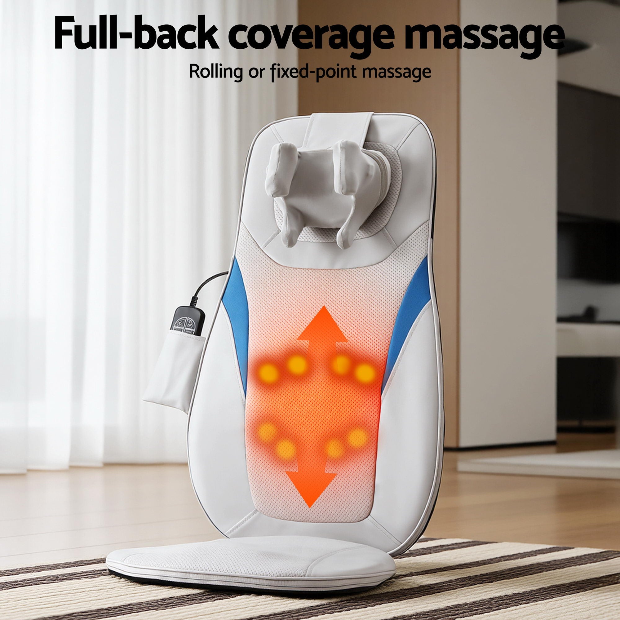Livemor Full Back Massage Cushion 3D Kneading Heating Massage Seats MASSAGE-SEAT-BIRO-GY