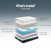 Giselle Bedding 21cm Mattress Euro Top Double MATTRESS-0505-BET21-D