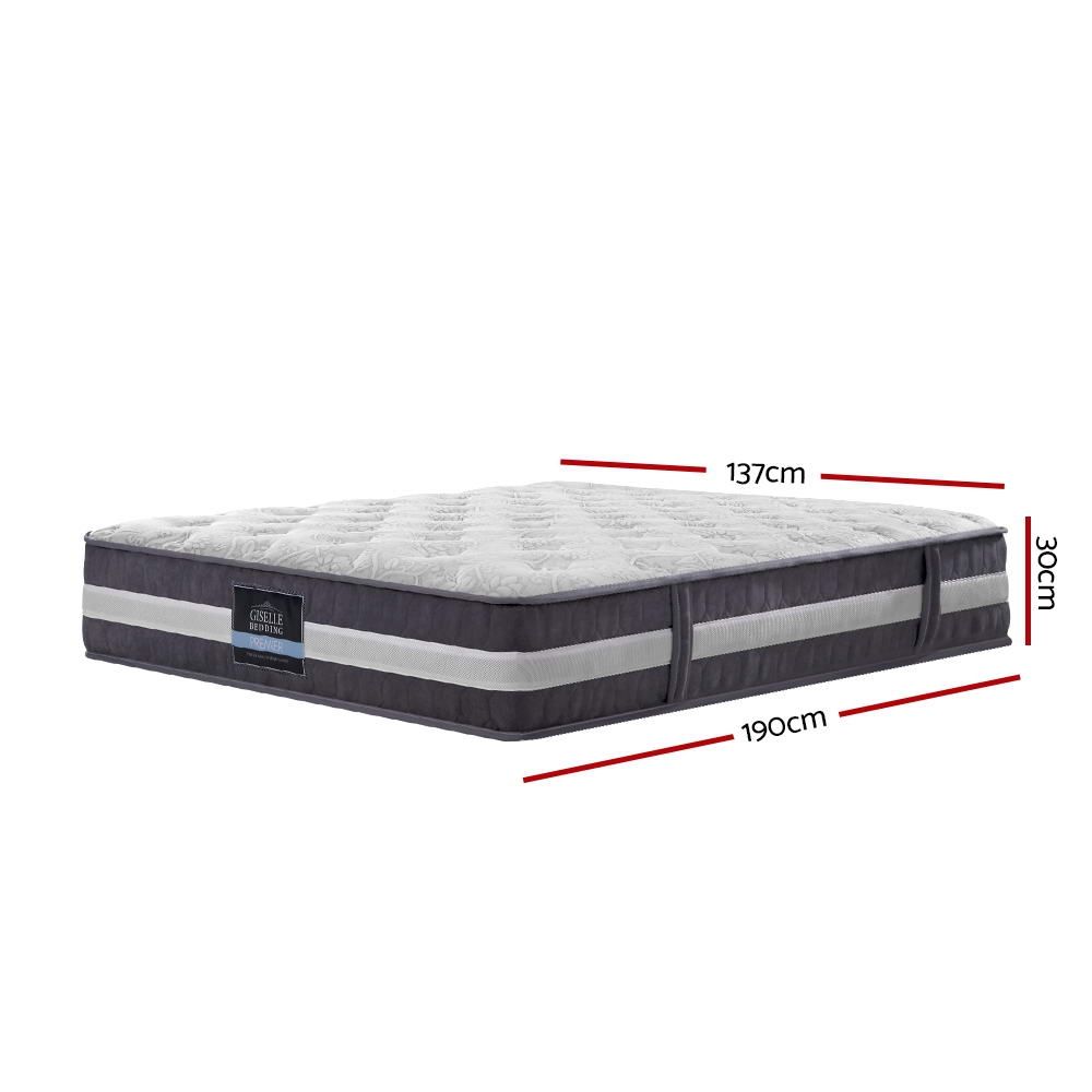 Giselle Bedding 30cm Mattress Pocket Spring Double MATTRESS-0606-D