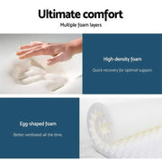 Giselle Bedding 30cm Mattress Pocket Spring King Single MATTRESS-0606-KS