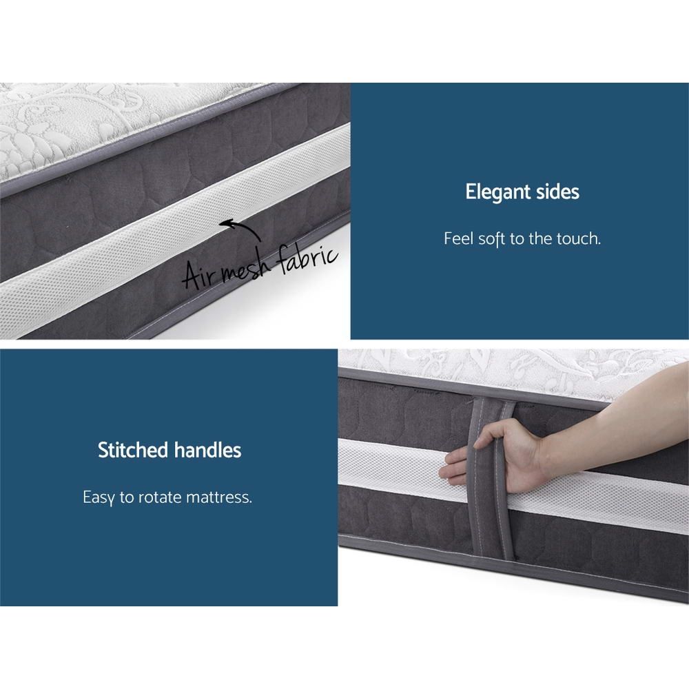 Giselle Bedding Queen Mattress Pocket Spring Queen 30cm MATTRESS-0606-Q