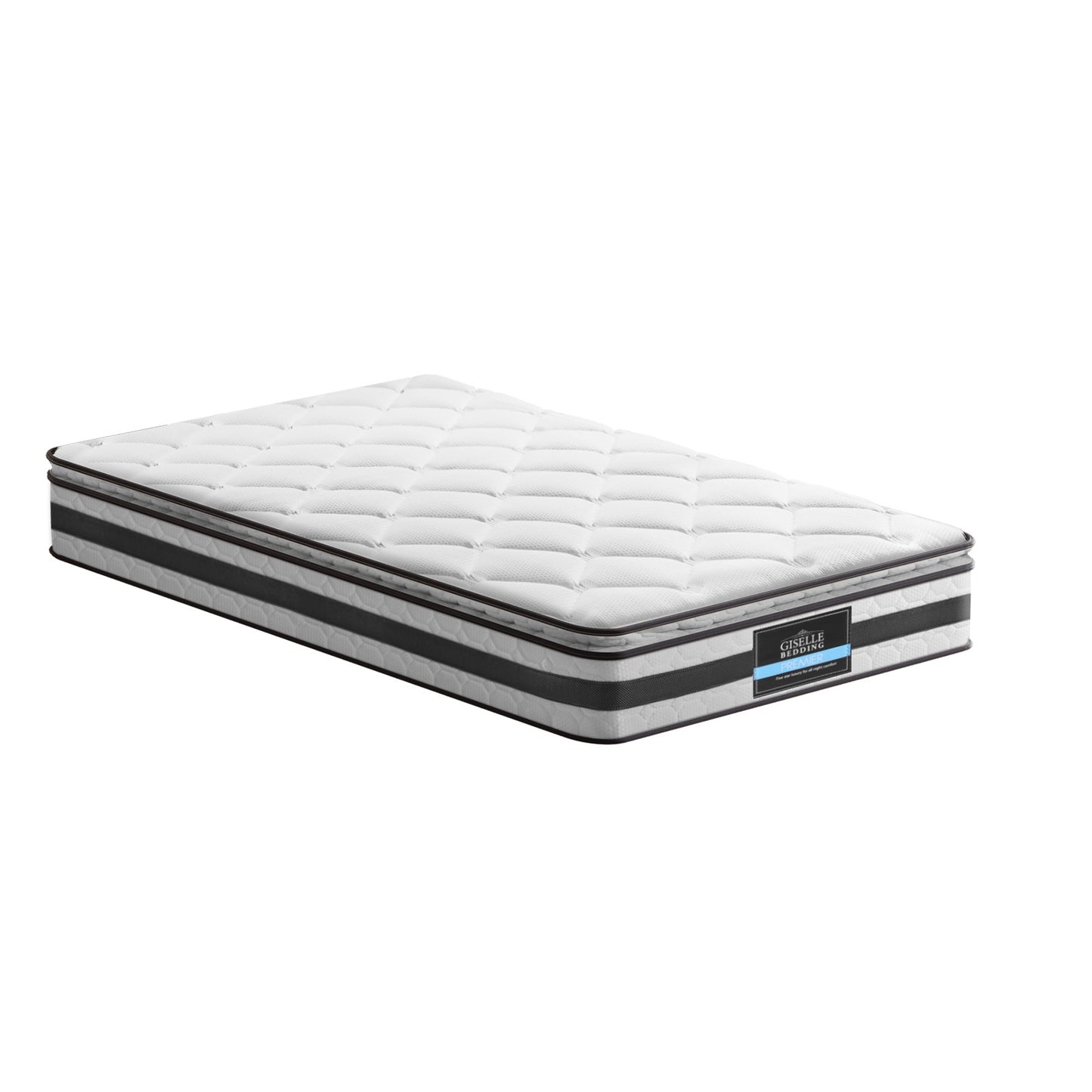 Giselle Bedding 21cm Mattress Pillow Top King Single MATTRESS-0754-PT-KS