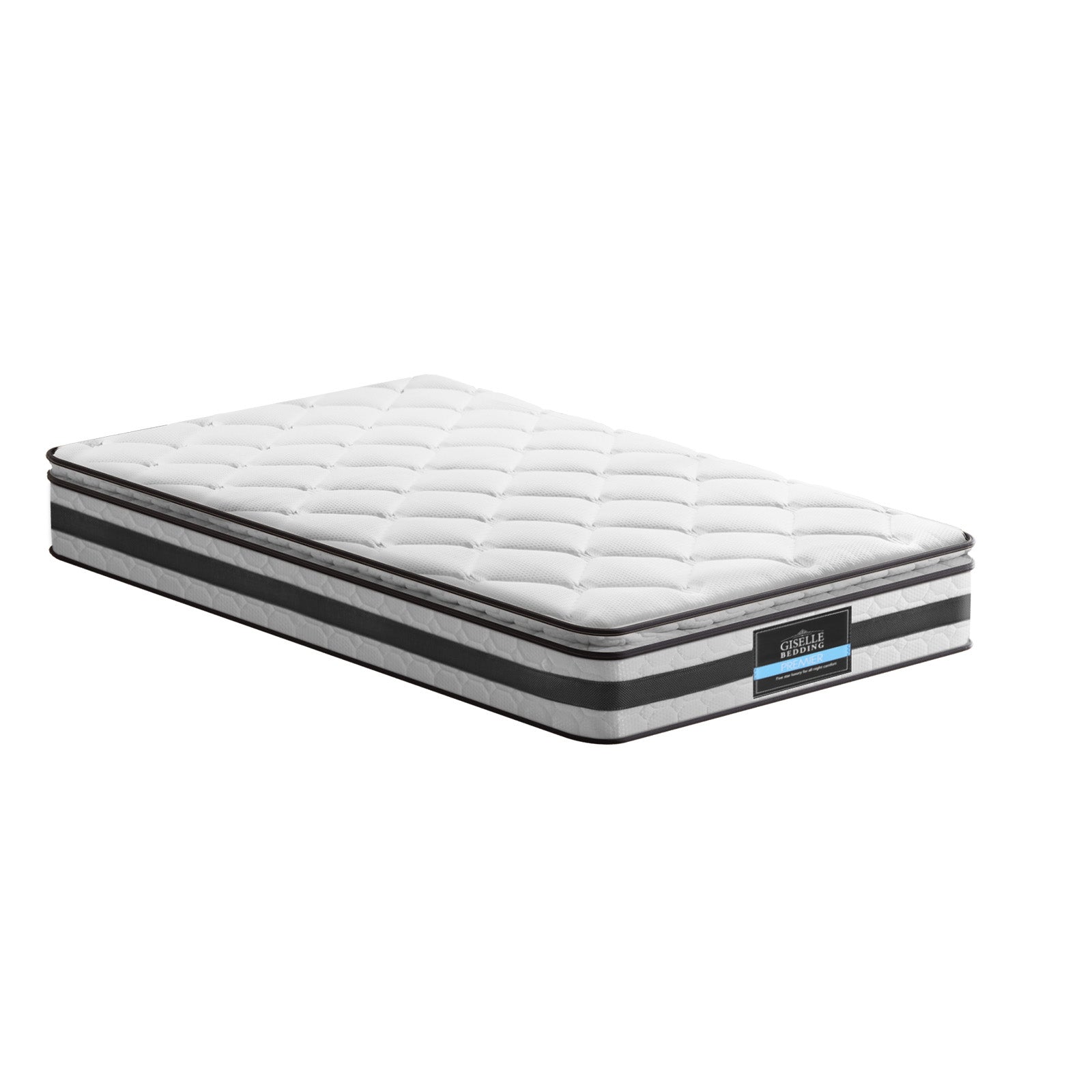 Giselle Bedding 21cm Mattress Pillow Top King Single MATTRESS-0754-PT-KS
