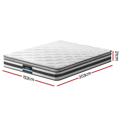 Giselle Bedding 21cm Mattress Pillow Top Queen MATTRESS-0754-PT-Q