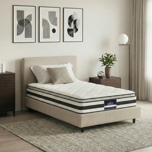 Giselle Bedding 21cm Mattress Pillow Top Single MATTRESS-0754-PT-S