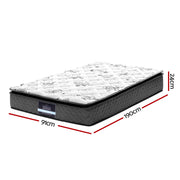 Giselle Bedding 24cm Mattress Pillow Top Single MATTRESS-0757-PT-S