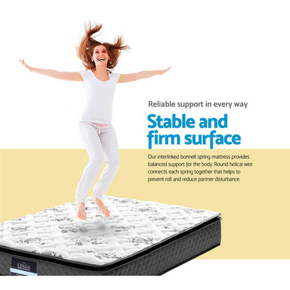 Giselle Bedding 24cm Mattress Pillow Top Single MATTRESS-0757-PT-S