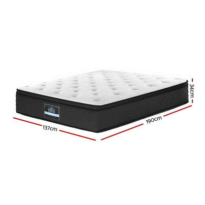 Giselle Bedding 34cm Mattress Euro Top Double MATTRESS-0808-D137