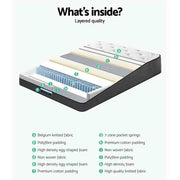 Giselle Bedding 34cm Mattress Euro Top Double MATTRESS-0808-D137
