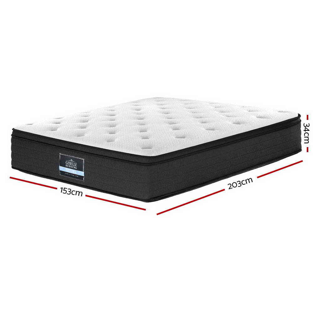 Giselle Bedding 34cm Mattress Euro Top Queen MATTRESS-0808-Q153