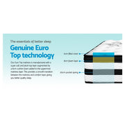 Giselle Bedding 34cm Mattress Euro Top Pocket Spring Single MATTRESS-0908-SINGLE