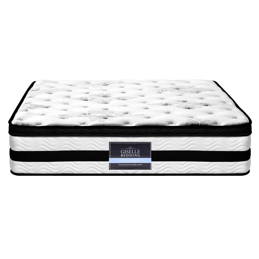 Giselle Bedding 34cm Mattress Euro Top Pocket Spring Super King MATTRESS-0908-SUPER-K