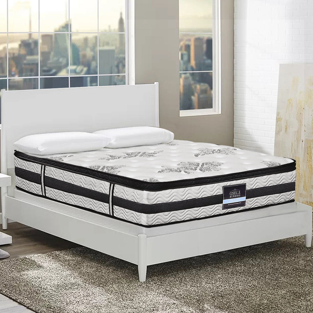 Giselle Bedding 34cm Mattress Euro Top Pocket Spring Super King MATTRESS-0908-SUPER-K