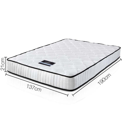 Giselle Bedding 21cm Mattress Tight Top Double MATTRESS-21-D