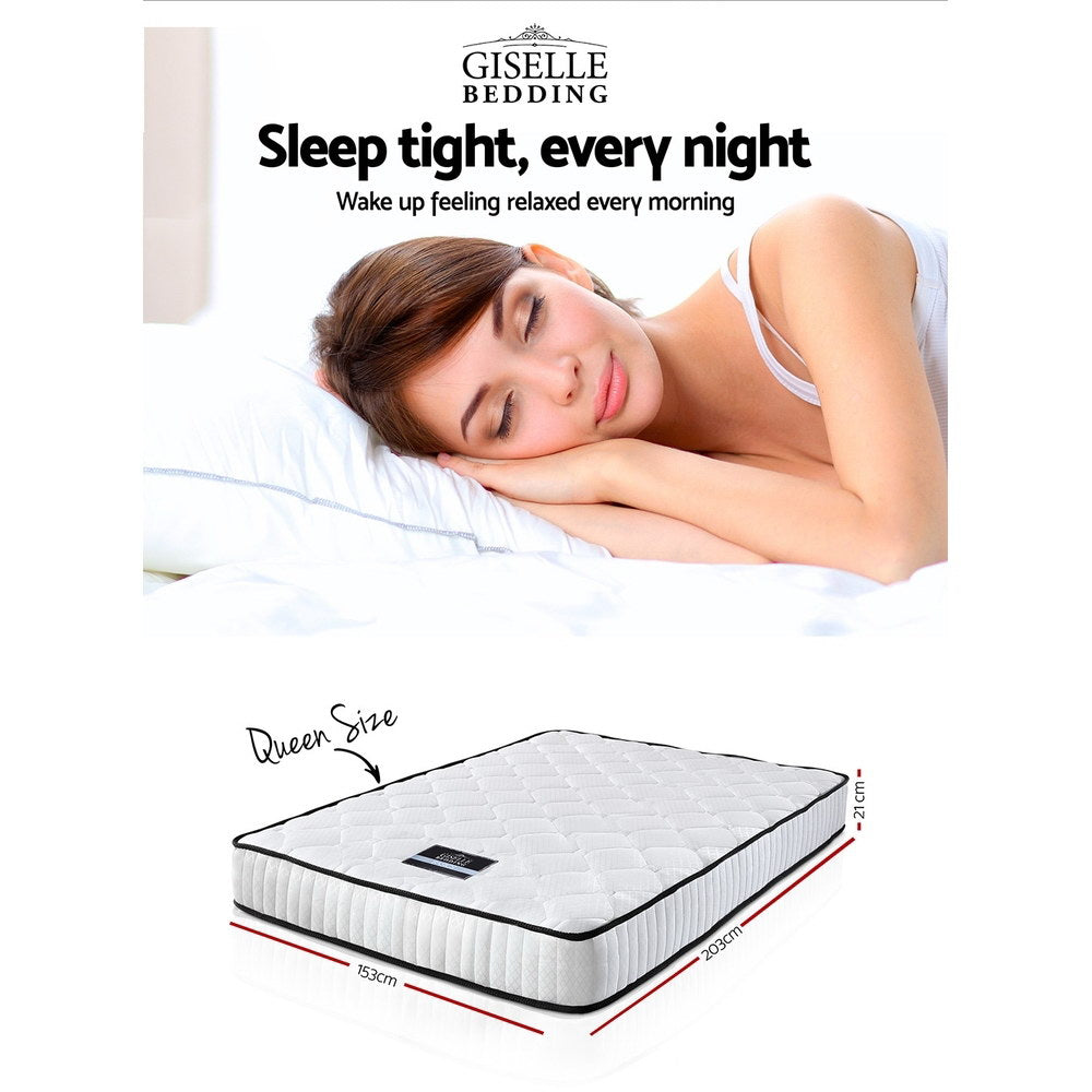 Giselle Bedding Peyton 21cm Queen Mattress MATTRESS-21-Q