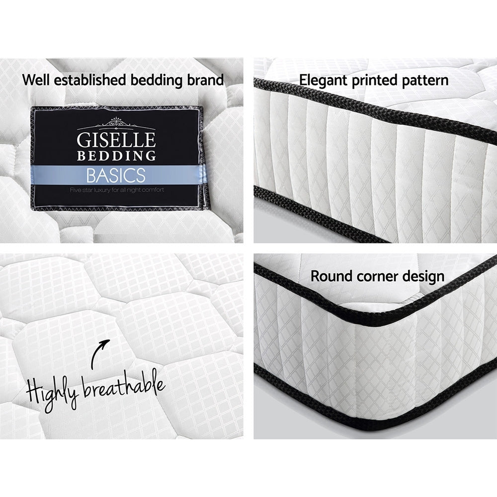 Giselle Bedding 21cm Mattress Tight Top Single MATTRESS-21-S