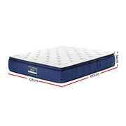 Giselle Bedding 34cm Mattress Cool Gel Memory Foam 7 Zone Double MATTRESS-8602-D137