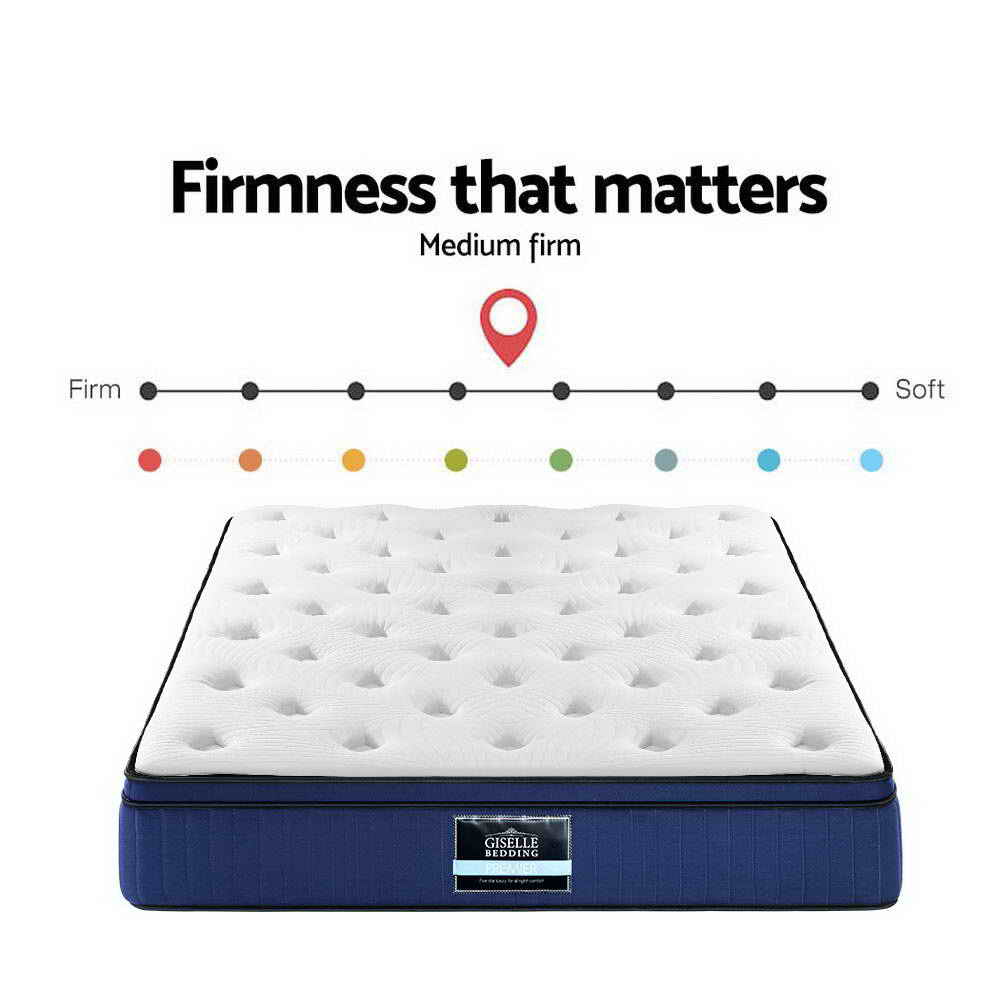 Giselle Bedding 34cm Mattress Cool Gel Memory Foam 7 Zone King MATTRESS-8602-K183