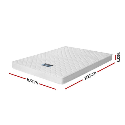 Giselle Bedding 13cm Mattress Tight Top King Single MATTRESS-B-13D-WH-KS