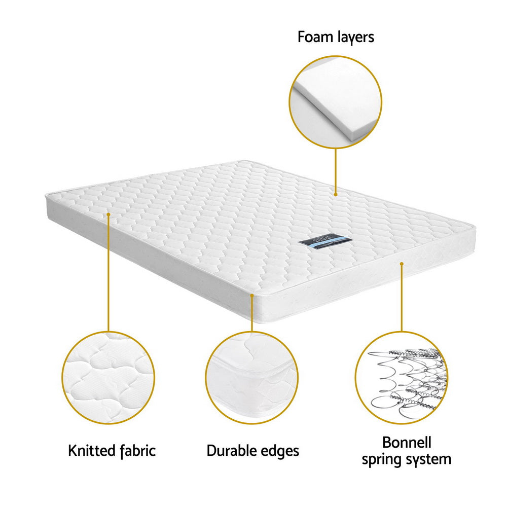 Giselle Bedding 13cm Mattress Tight Top Queen MATTRESS-B-13D-WH-Q
