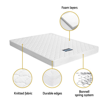 Giselle Bedding 13cm Mattress Tight Top Queen MATTRESS-B-13D-WH-Q