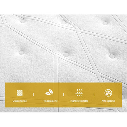 Giselle Bedding 32cm Mattress Euro Top Queen MATTRESS-B-5068-Q