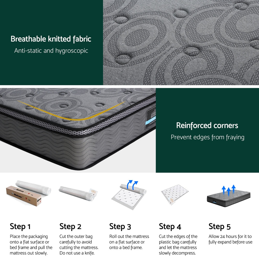26cm Mattress Bed Giselle Single MATTRESS-B-CG26-S