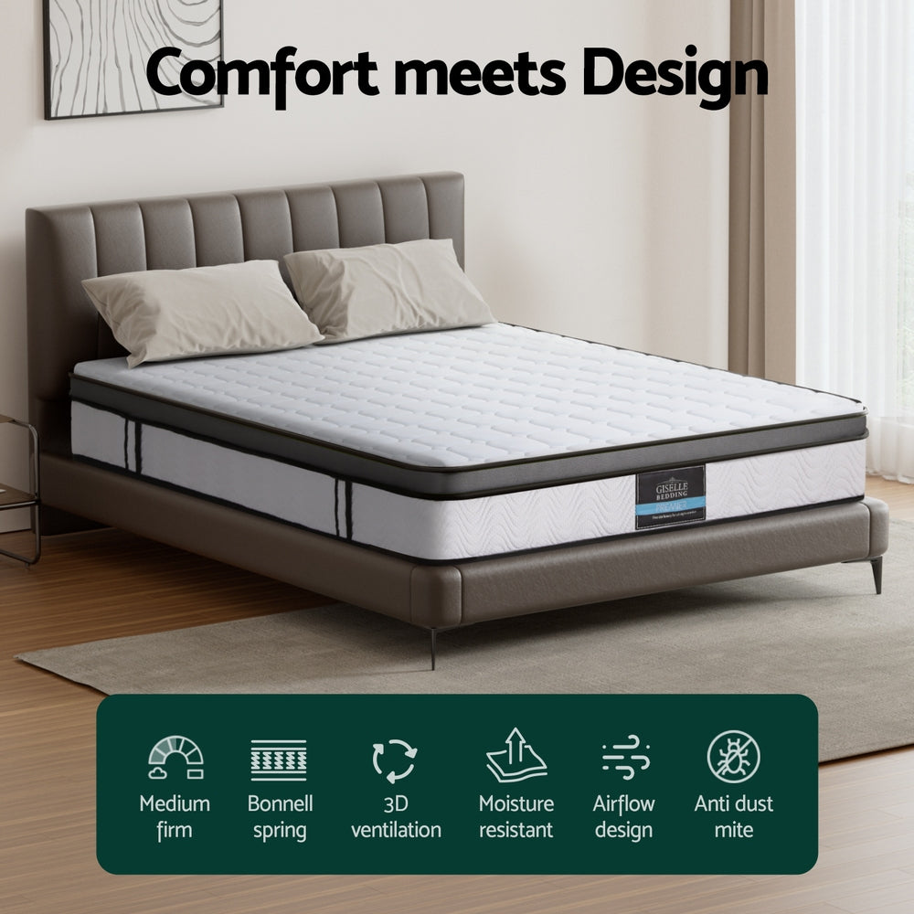 Giselle Mattress Cool Gel Foam 25cm King MATTRESS-B-ET-K