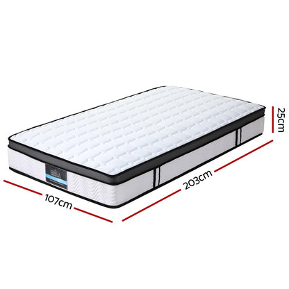 Giselle Mattress Cool Gel Foam 25cm King Single MATTRESS-B-ET-KS