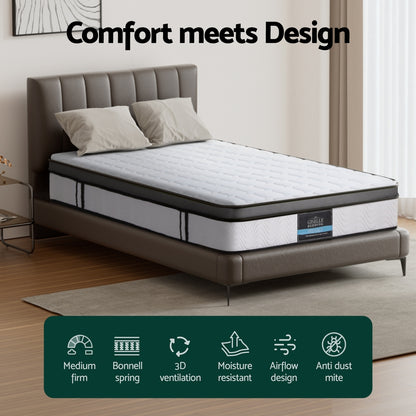 Giselle Mattress Cool Gel Foam 25cm King Single MATTRESS-B-ET-KS
