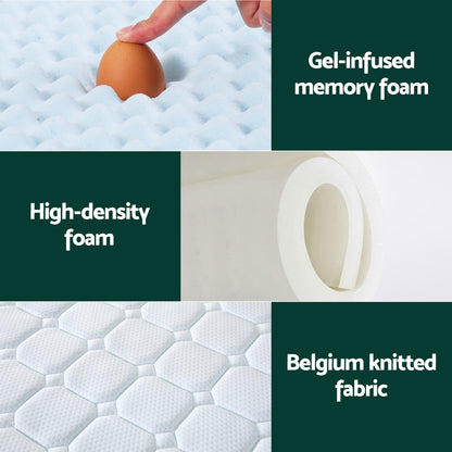 Giselle Mattress Cool Gel Foam 25cm Single MATTRESS-B-ET-S
