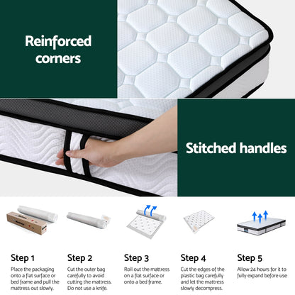 Giselle Mattress Cool Gel Foam 25cm Single MATTRESS-B-ET-S