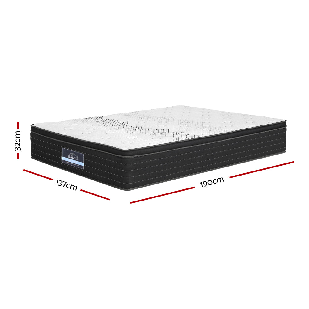 Giselle Bedding 32cm Mattress Extra Firm Double MATTRESS-B-FIRM32-D