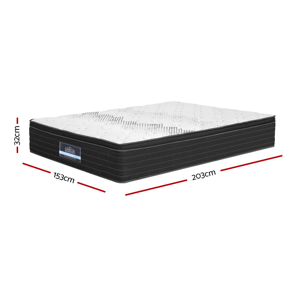 Giselle Bedding 32cm Mattress Extra Firm Queen MATTRESS-B-FIRM32-Q