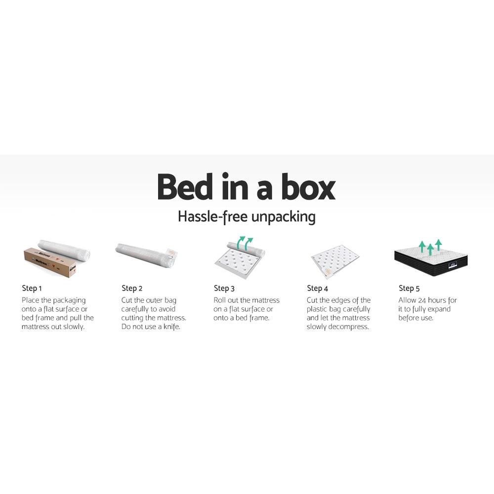 Giselle Bedding 32cm Mattress Extra Firm Queen MATTRESS-B-FIRM32-Q