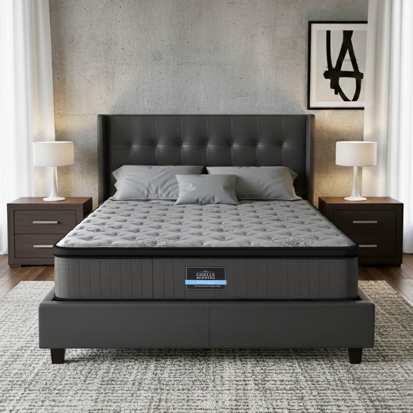 Bed Mattress Giselle 34cm Double MATTRESS-B-LT34-D