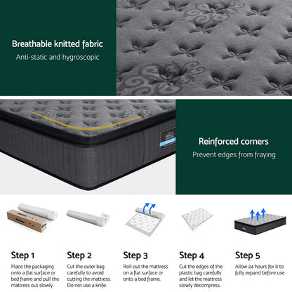 Bed Mattress Giselle 34cm Single MATTRESS-B-LT34-S