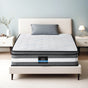 Giselle Bedding 30cm Mattress Gel Foam Pocket Spring Single MATTRESS-B-LVORY-30-S