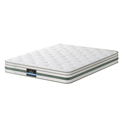 20cm Giselle Mattress Double Green Tea Mattresses MATTRESS-B-MINT-20-D