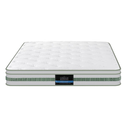 20cm Giselle Mattress Double Green Tea Mattresses MATTRESS-B-MINT-20-D