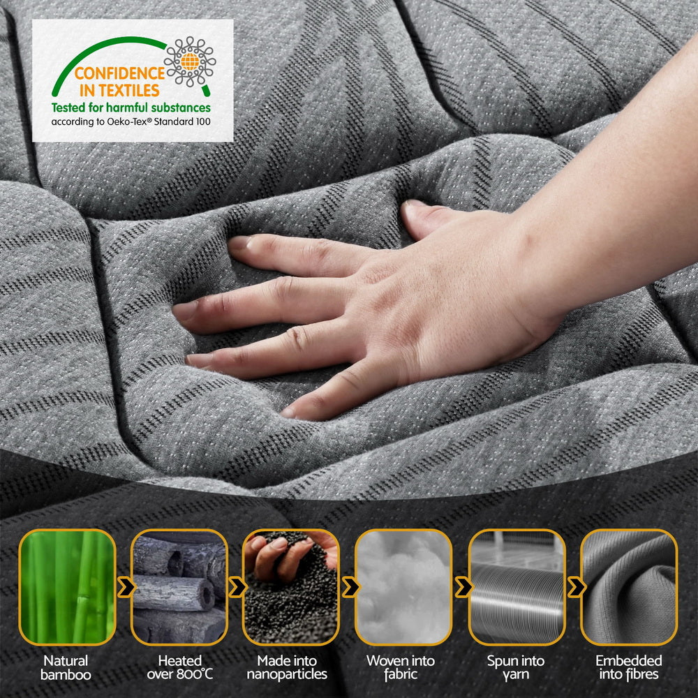 Giselle Bedding 22cm Mattress Medium Firm King MATTRESS-B-TT22-K